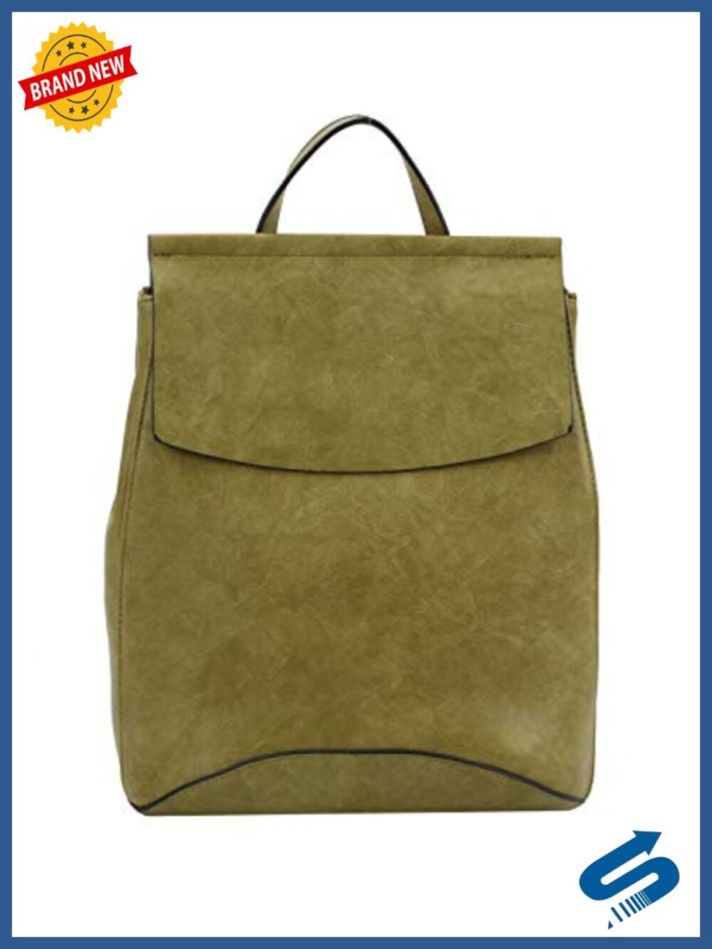 Convertible Vegan Leather Backpack Travel Handbag Daily Shoulder Bag